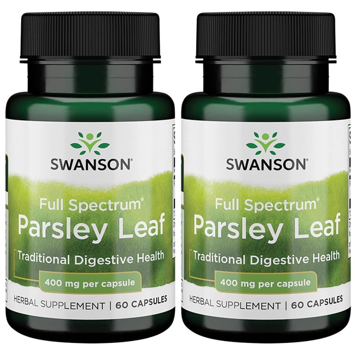 Swanson Full-Spectrum Parsley Leaf Extract (60 Capsules, 2 Pack) 60 Count (Pack of 2)