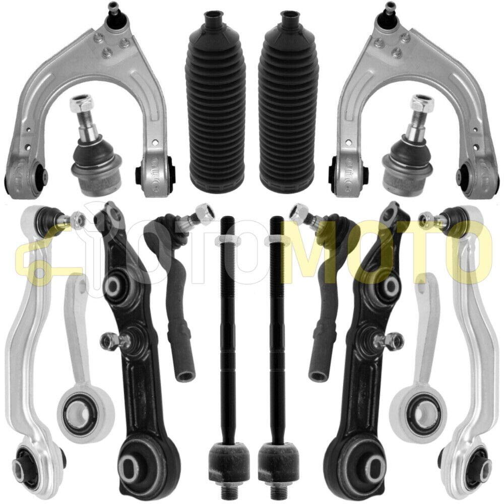 Kit brazo de suspensión delante compatible con MERCEDES BENZ E W211 S211 compuesto por 16 autopartes