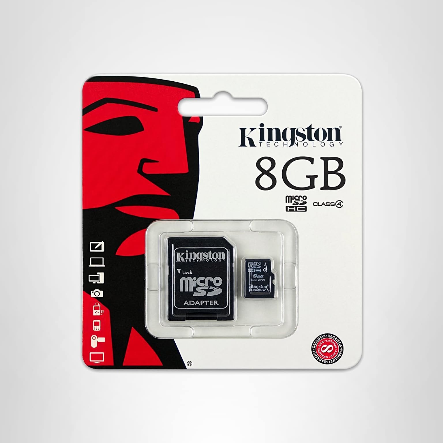 Amazon.com: Kingston 8GB Class 4 MicroSDHC Card Flash Memory with