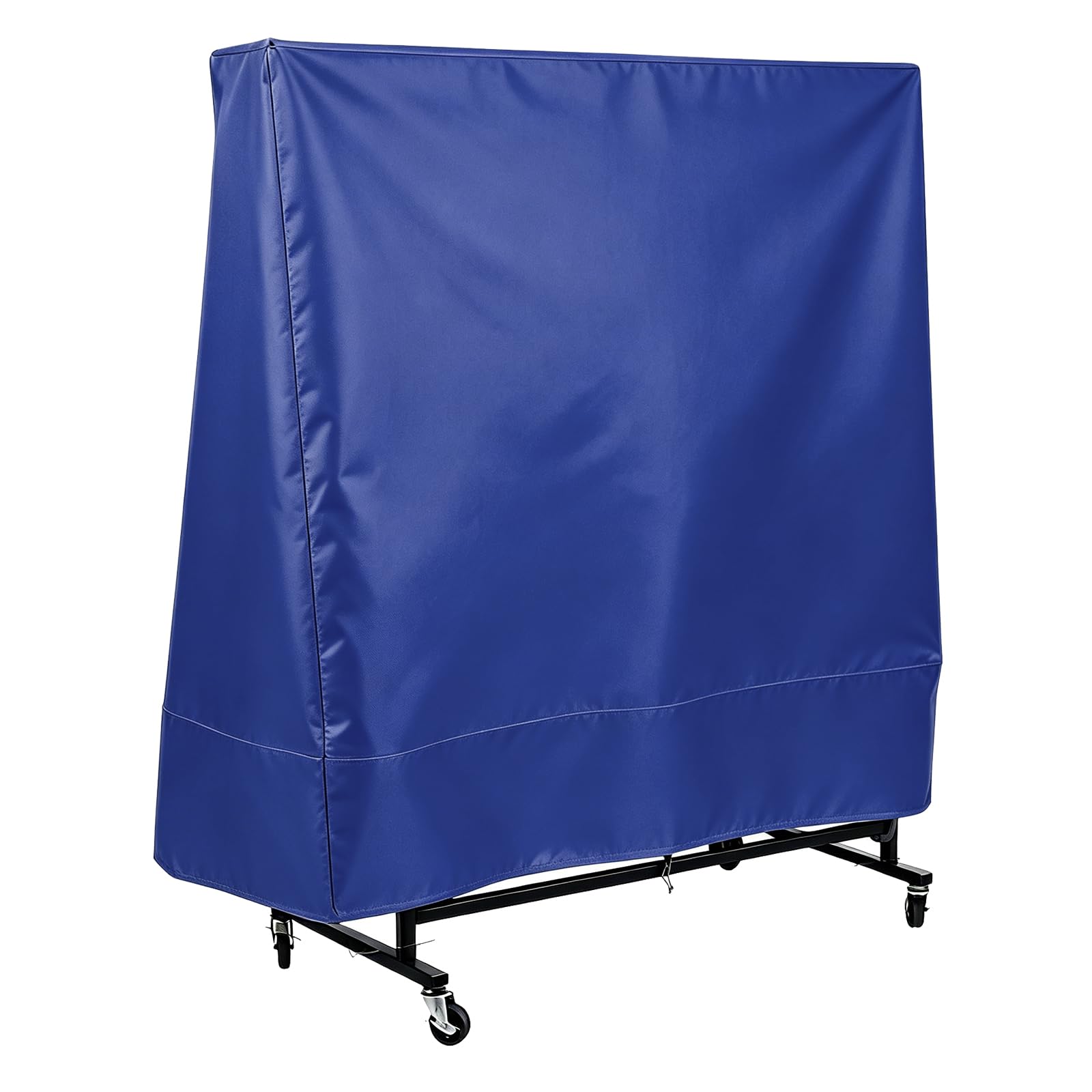 PATIKIL 73"H x 65"L x 28"W Outdoor Ping Pong Table Cover, 1 PCS Table Tennis Cover 210D Oxford Waterproof Folding Table Accessories for Outdoor Indoor, Blue