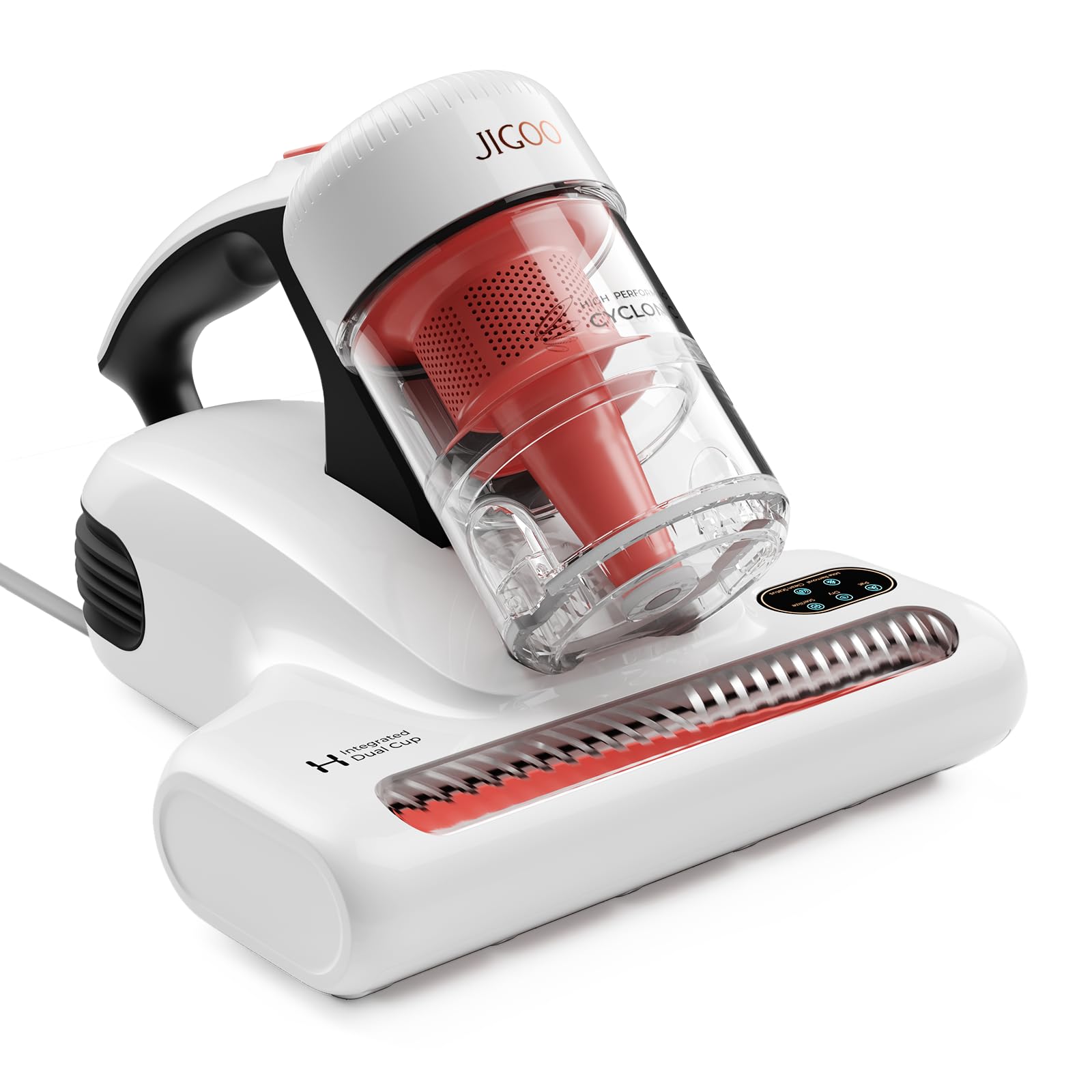 JIGOO J200 Improve Sleep Mattress Vacuum Cleaner Uv Sanitizing Deep Cleaning Bed Vacuum Non-Destructive Fabrics 99 9 Effective