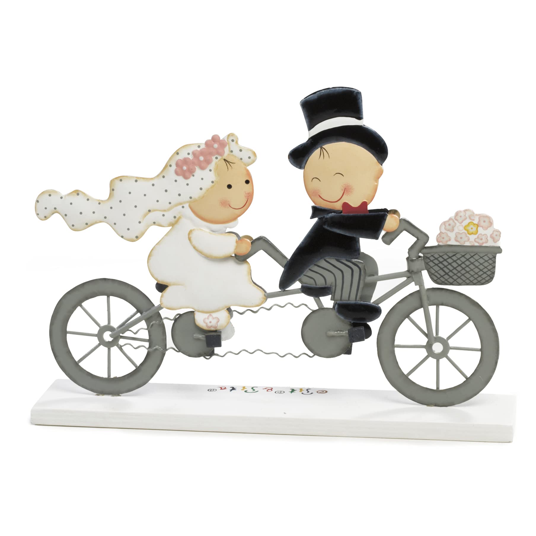 Mopec Y80 – Figure of Cake Bride and Groom Pit & Pita in Tandem, 24 x 17 cm