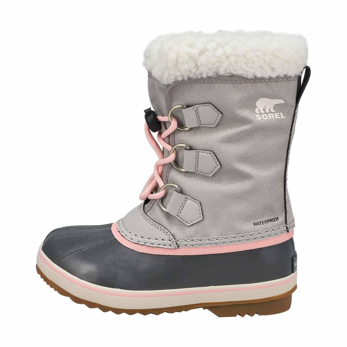 (SIZE 9 )Sorel Youth Unisex Yoot PAC Nylon Waterproof Boots