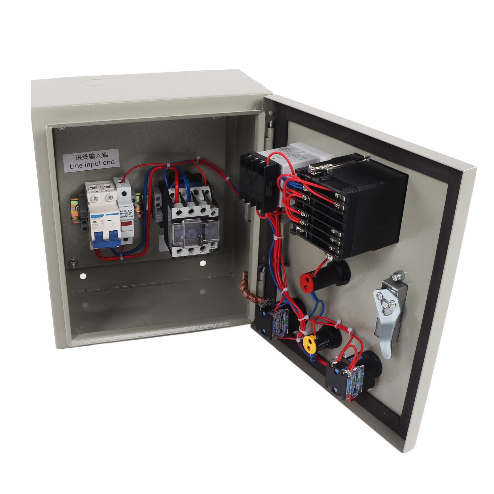 Controlador de Temperatura, Controlador de Temperatura PID de 7,5 KW 32 A Control de con un Rango de 0 °C A 400 °C de Digital para Hornos de Infrarrojos Lejanos y Otros