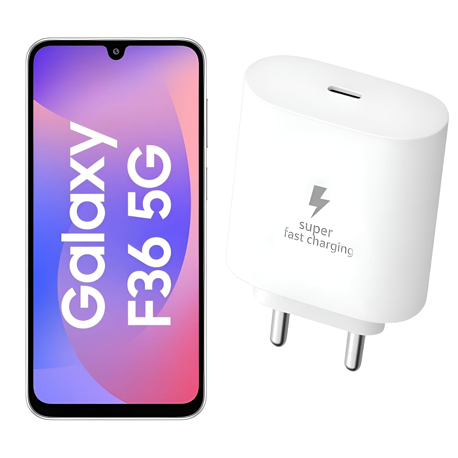 Samsung 25W PD 3.0 Type C Super-Fast Charger Adapter for Samsung Galaxy M07|F17|S25|F36| A35|M06|F06|M16| F16|M05|M35|F05| A06|A16|A17|M55s|Tab S10 Ultra|S10+| 25 Watt USB C Quick Power Adaptor, White