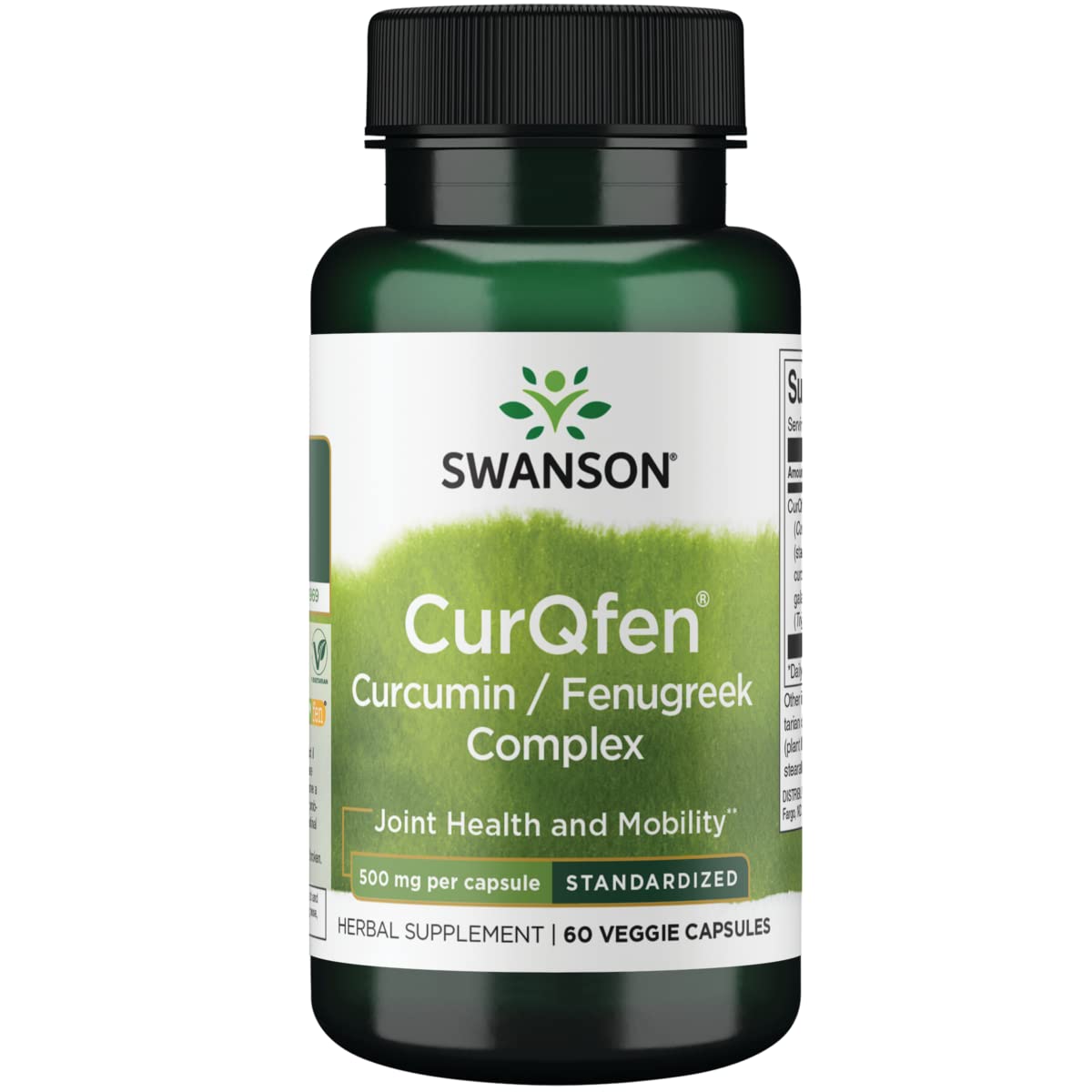 Controlled Release Curqfen Curcumin/Fenugreek Complex 60 Veg Capsules