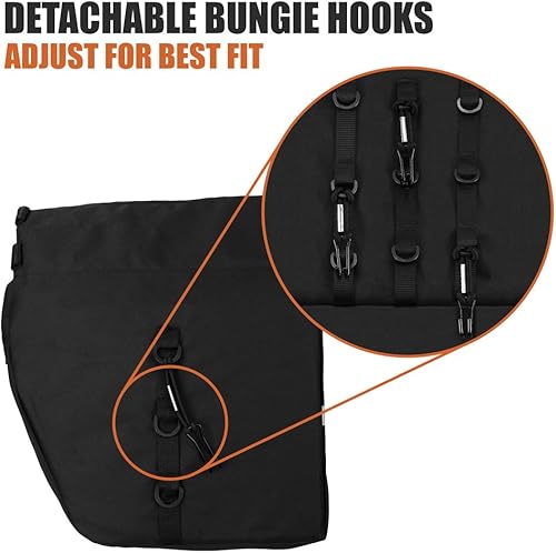 Miniatura 6 de BV Alforjas para bicicleta con ganchos ajustables manija para transporte borde reflector 3M y bolsillos grandes