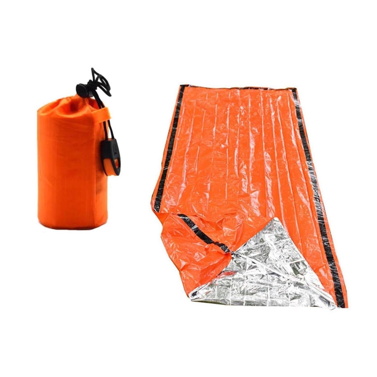 Saco Térmico Reflectante con Bolsa para Camping Senderismo Aire Libre