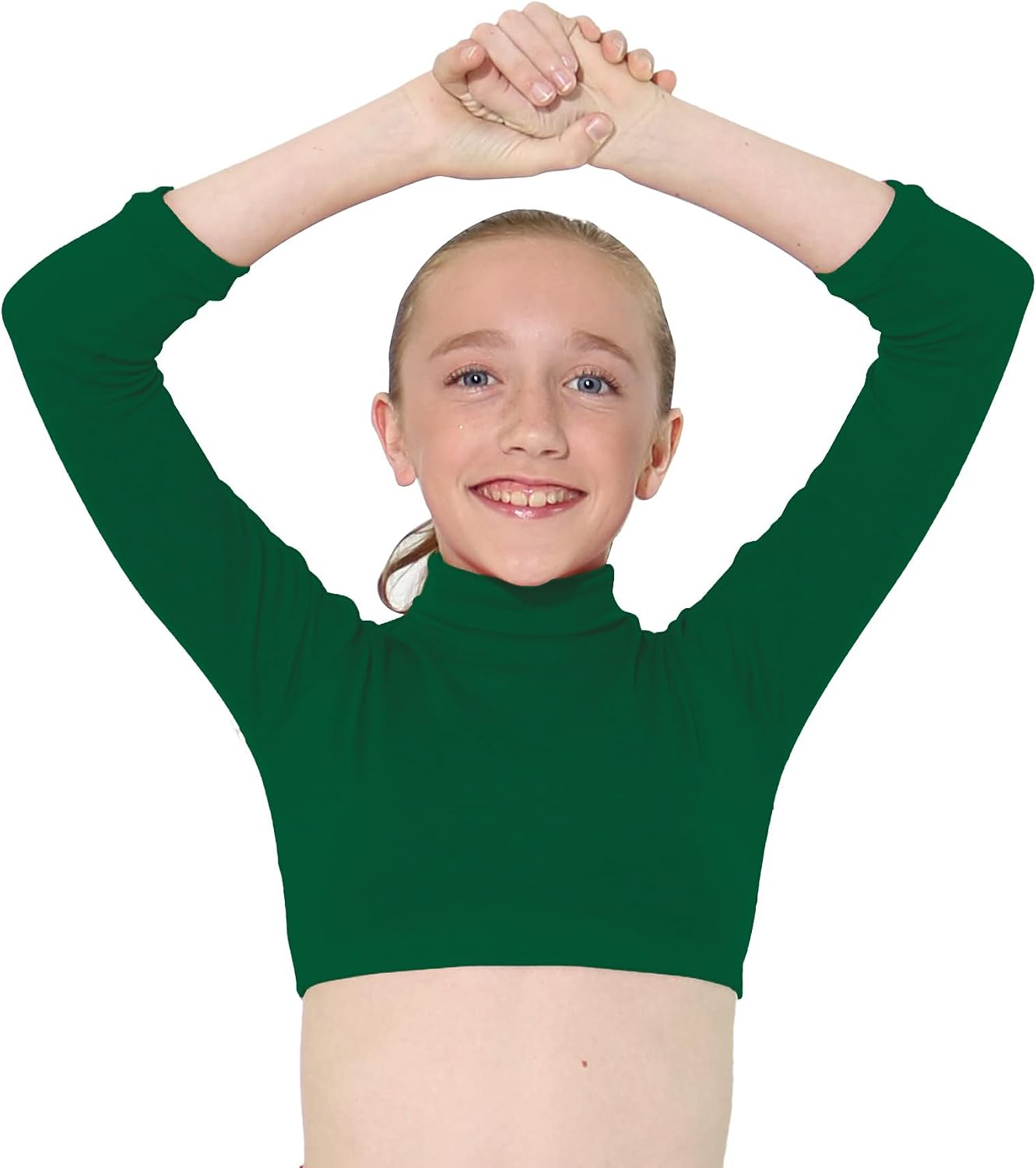 Danzcue Girls Cheerleading Basic Bodyliner Top Sportswear Bodysuits