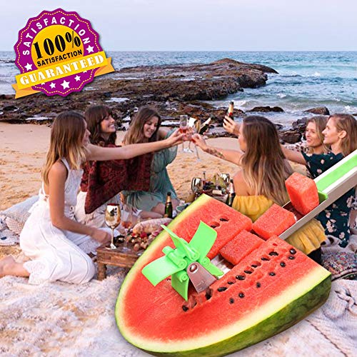 image for Watermelon Windmill Cutter Slicer [Original] - Weetiee Auto Stainless 