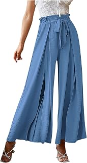 Cargo Pants Women 2023, Classy Cigarette Slacks Spring Yoga Oversized Comfortable Boxy Fi Thin Solid Expandable Waist Split Sweatpants Black
