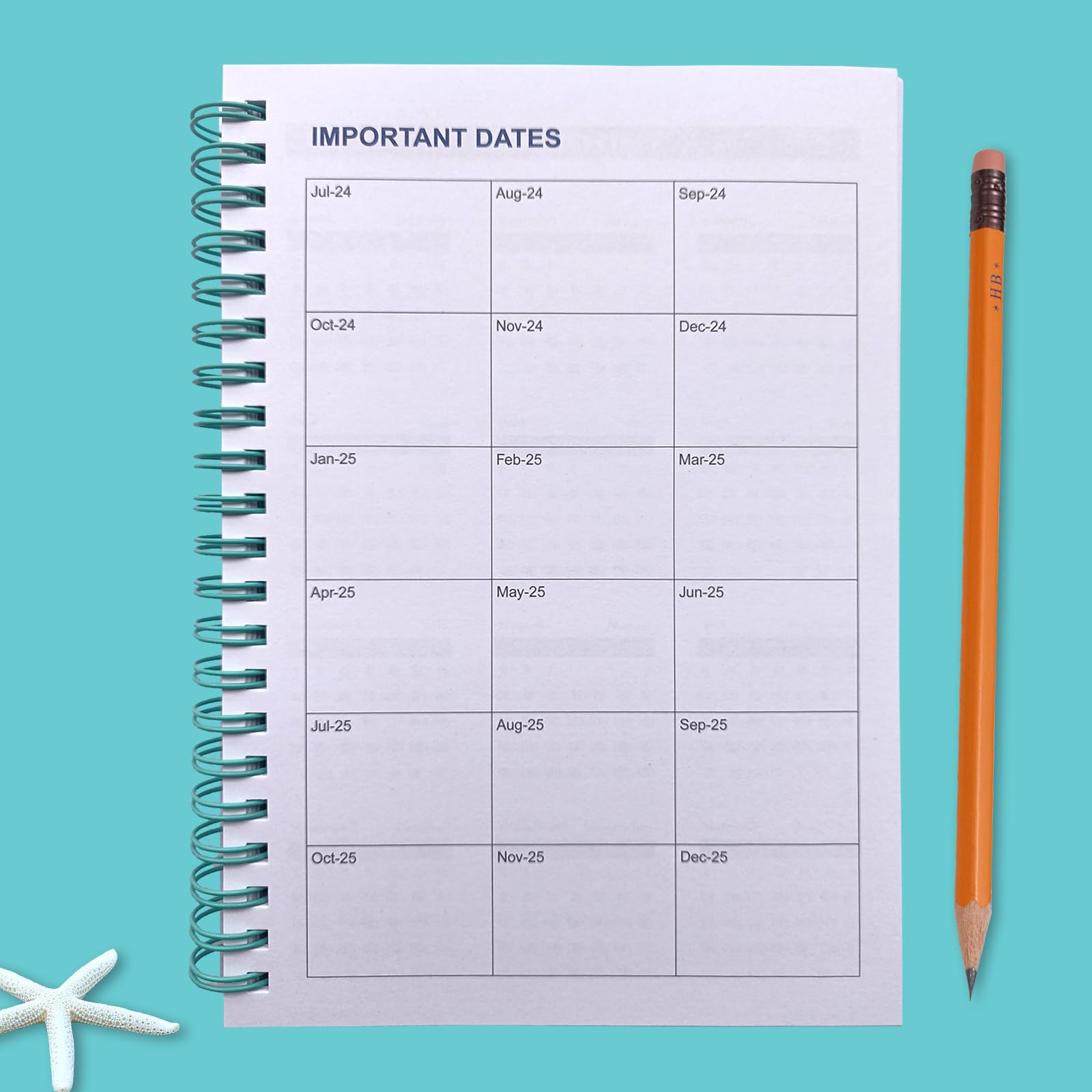 Snapklik.com : Planner 2024-2025 - July 2024 - December 2025, Weekly ...