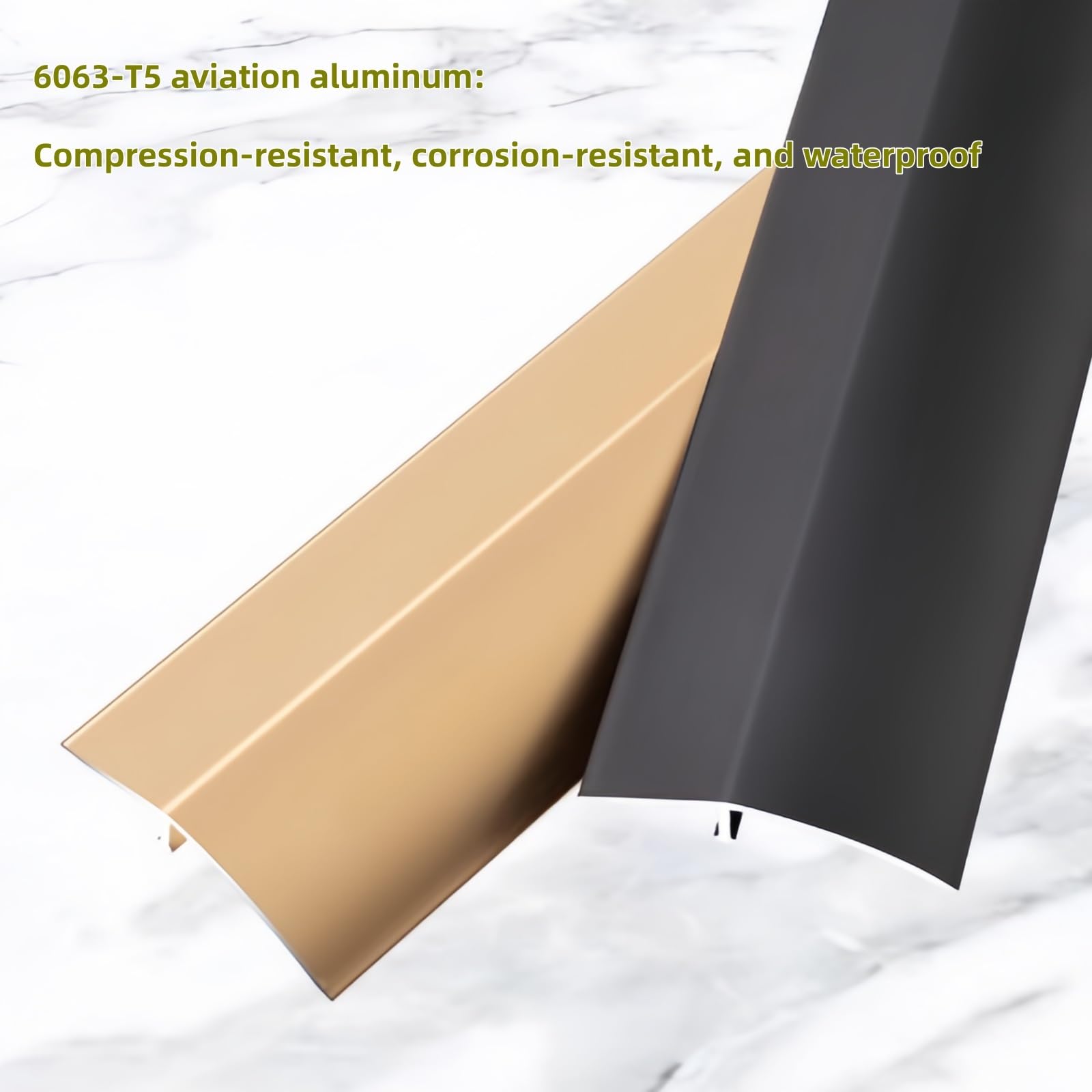 Perfil de compensación para suelos laminados, tira de transición de suelo de aluminio, 90 cm, 3 unidades, tira de umbral de puerta para nivelar suelos, ajuste de altura 7-15, 15-25 mm (gris