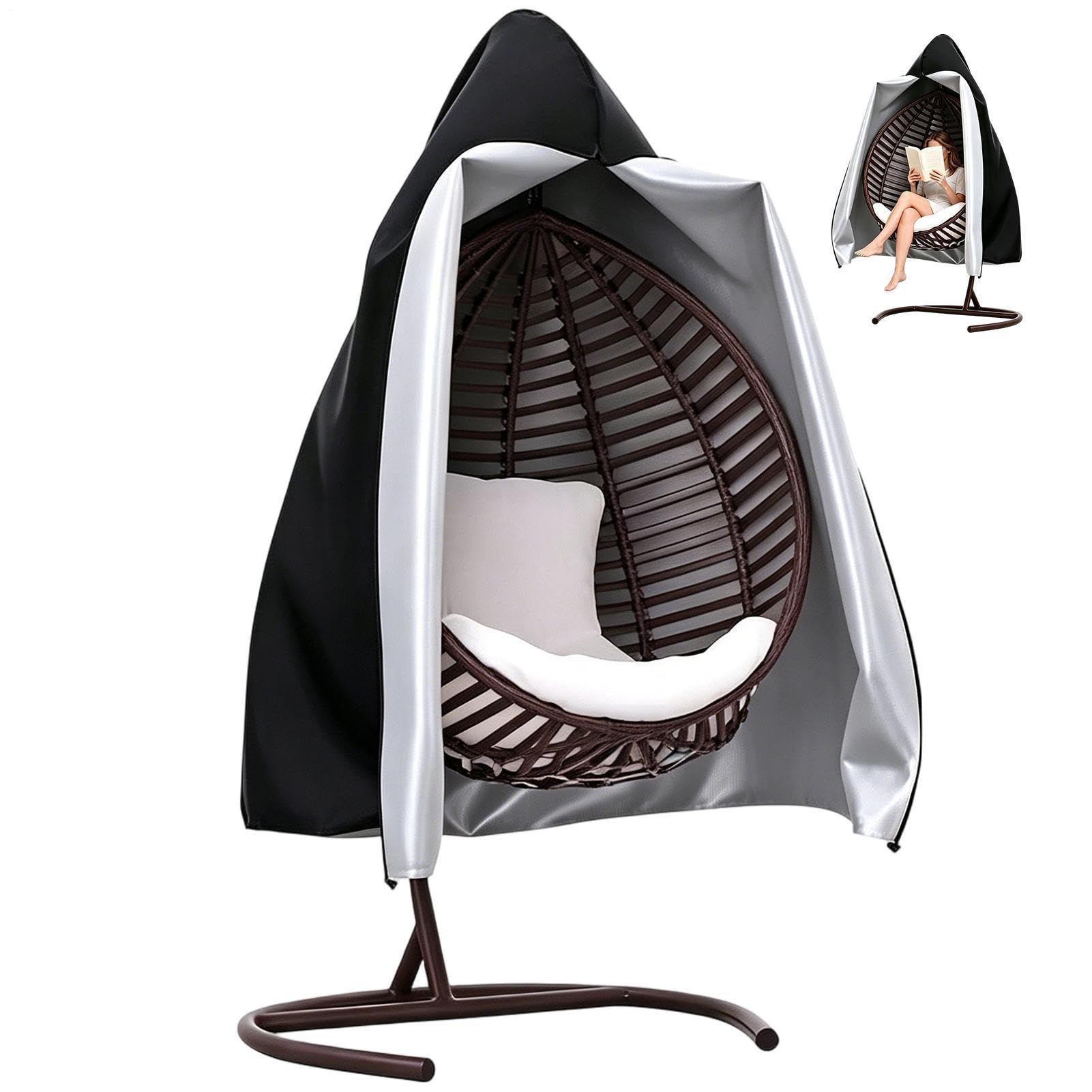 Funda para Silla Huevo con cordón ajustable impermeable para uso en hogar y patio