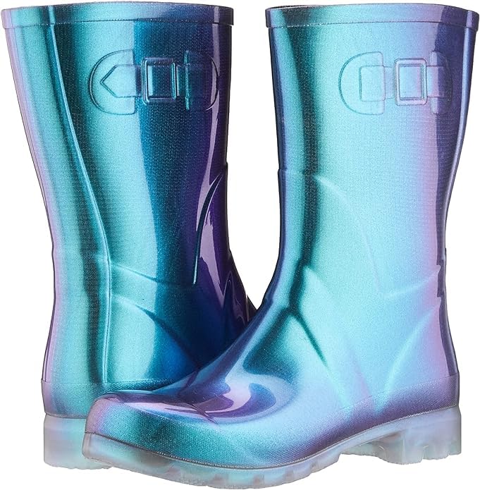 Beck Damen Glossy Gummistiefel, Türkis, 38 EU