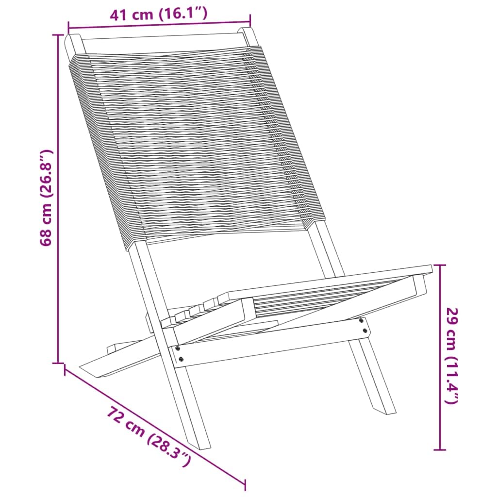vidaXL Sillas de jardín Plegables 8 uds Madera Maciza Acacia Beige, Asiento de jardín, Asientos al Aire Libre, Silla de Exterior, Asientos de jardín