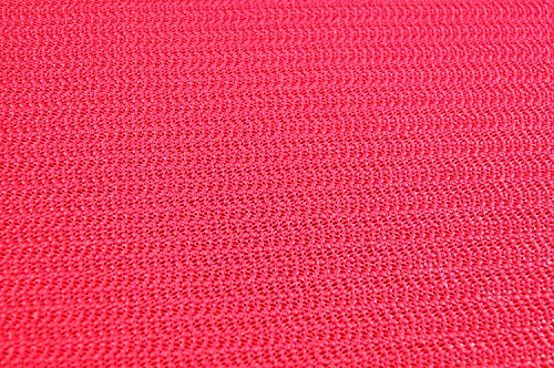 TextilDepot24 Tablecloth Garden Cloth with Hem Washable Garden Tablecloth Balcony Patio Weatherproof, Red, 140 x 180 cm oval - Image 3