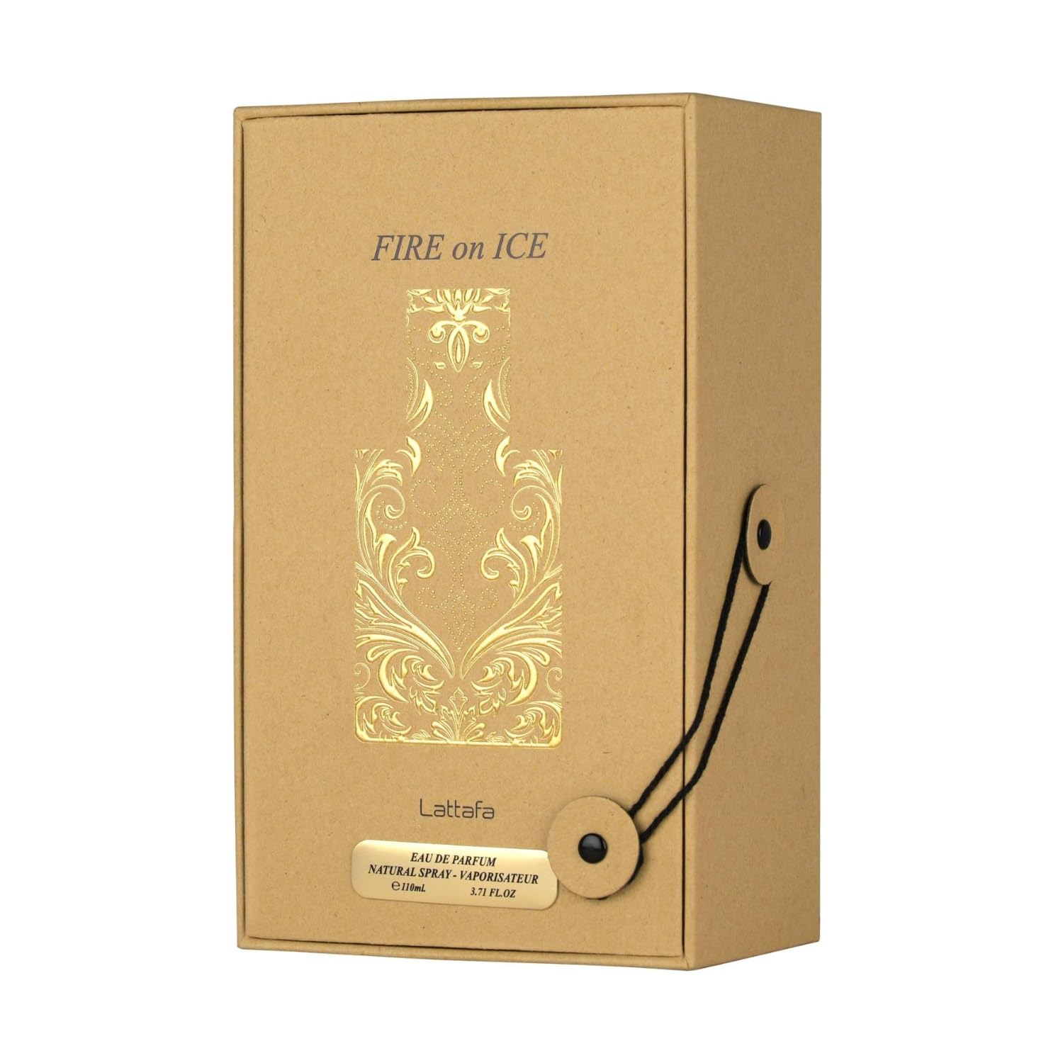 Lattafa Fire On Ice 110ml Eau de Parfum Unisex Perfume | Bold Black Raspberry Frozen Rose Oakwood & Ambroxan | Long-Lasting Scent for Men & Women