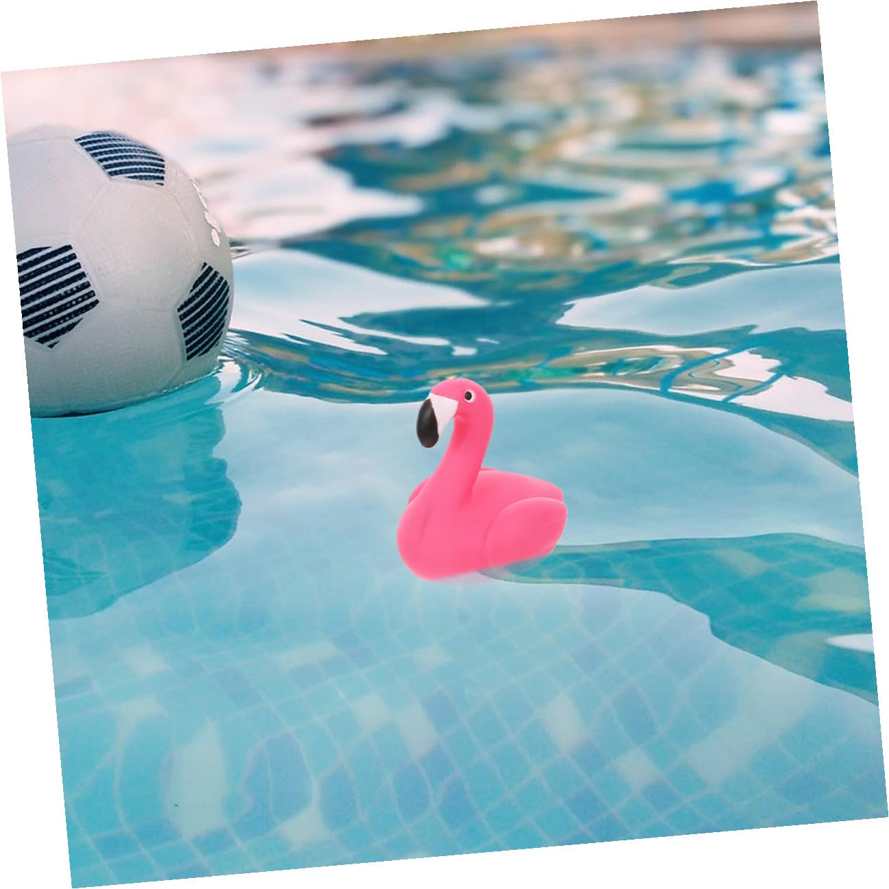 2pcs Floating Swimming Pool Thermometer Water Temperature Measuring Tool for Outdoor Pools and Spas Easy Read Large Display