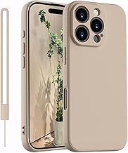 Silicone Case for iPhone 16 Pro Max, Thin with Microfibre Hany Case for iPhone 16 Pro Max 5G, Liquid, Scratch-Resistant and Shockproof Protective Case for iPhone 16 Pro Max 6.9 Inch (2024)