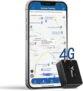 4G Micro Gps Tracker Realtime Magnet Real-Time GPS Locator Satellite Locator Portable Location Tracker, GPS Tracker for Children or Elderly, Geo-fence Alarm, Free App (1500mAh) asin的图片