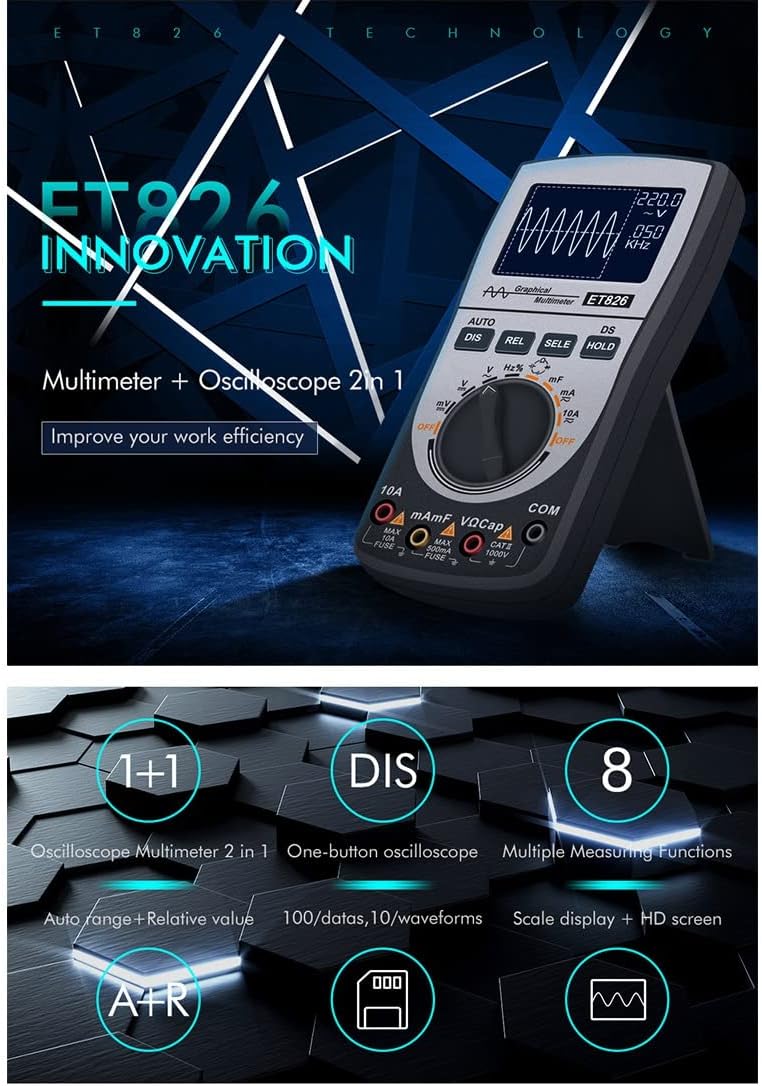 ET826 One-Button Oscilloscope