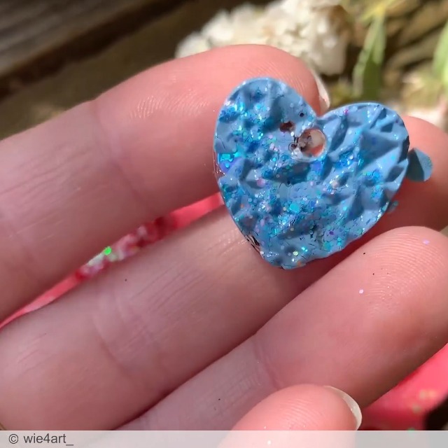 MelbMolds Moule Silicone Résine Époxy Demi-Cœur Puzzle - Porte-clés Saint-Valentin DIY