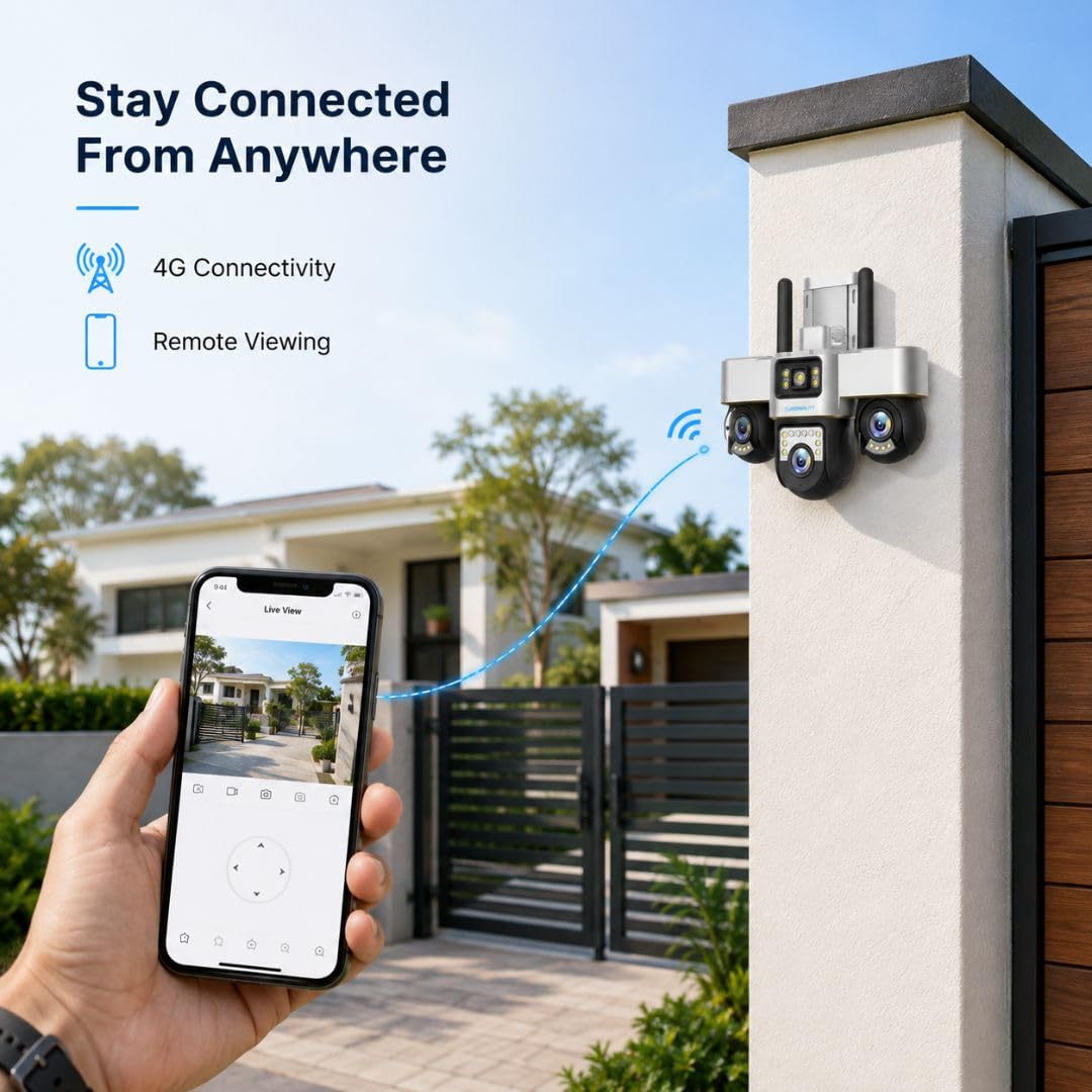 XUGA Cybernautt K18Z 4G CCTV Camera - 3 Lens System -4 XUGA Cybernautt K18Z 4G CCTV Camera - 3 Lens System -4