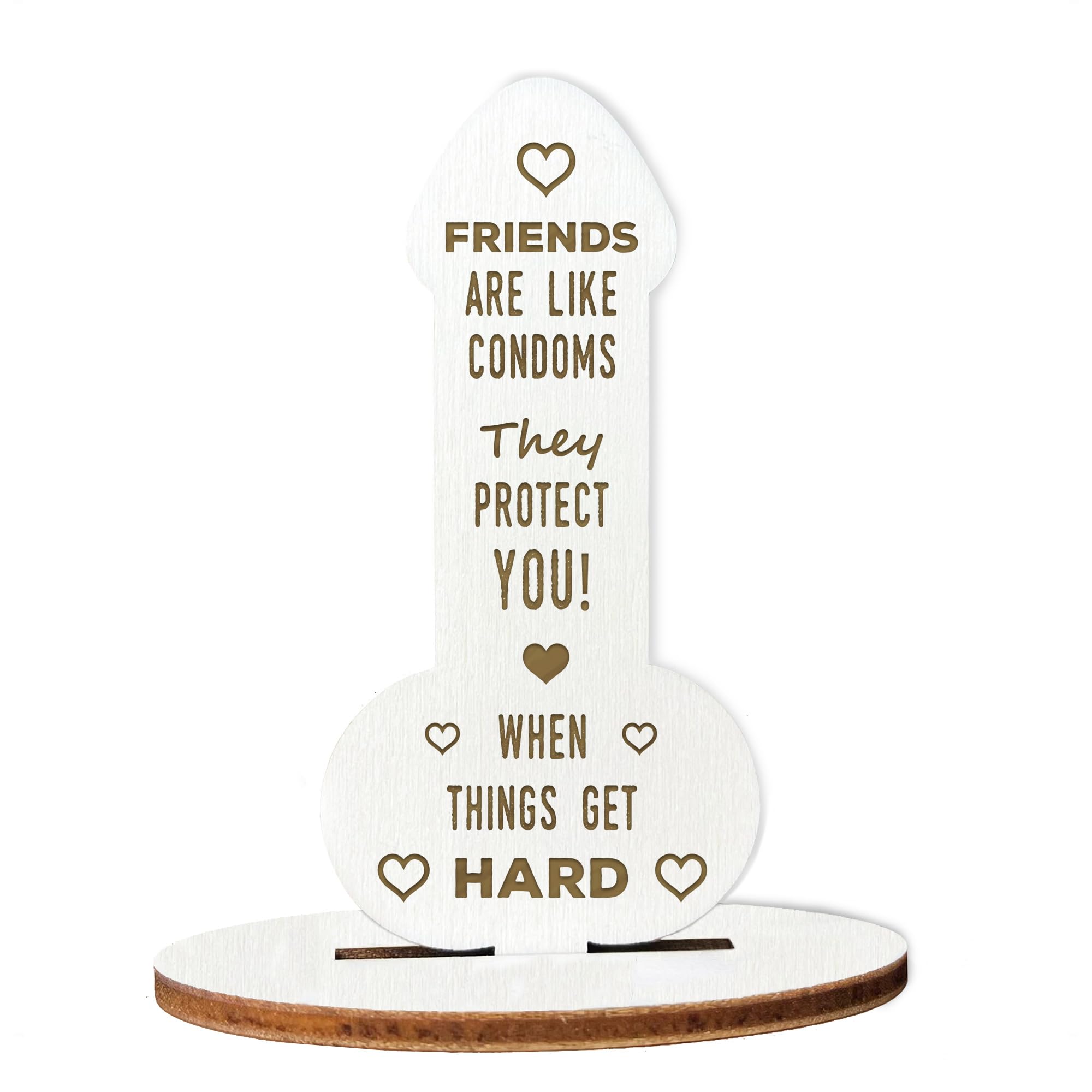Red Ocean Funny Rude Friendship Plaque Novelty Birthday Gift For Friend Joke Gift For Her
