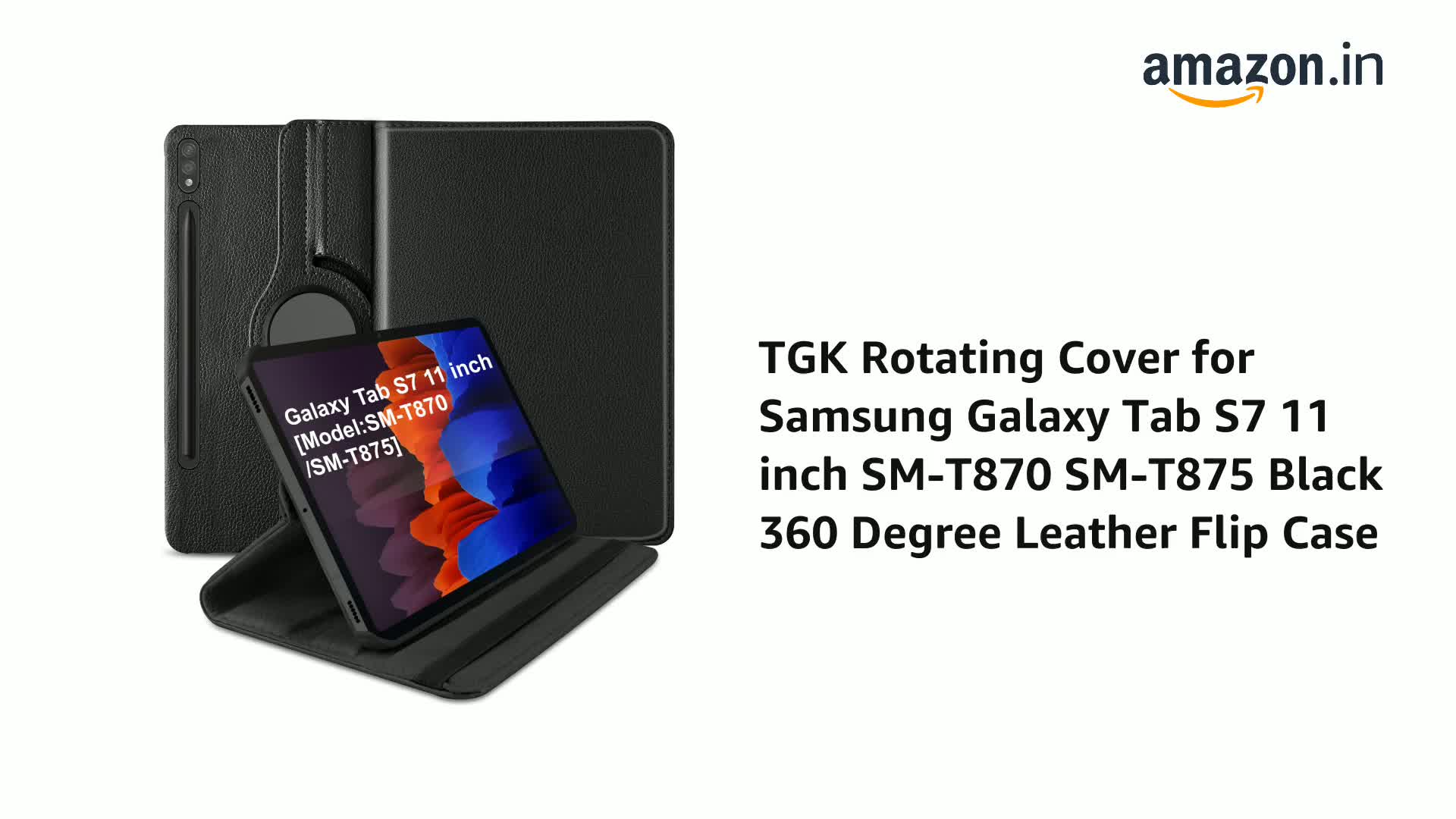 TGK Rotating Cover for Samsung Galaxy Tab S7 11 inch SM-T870 SM