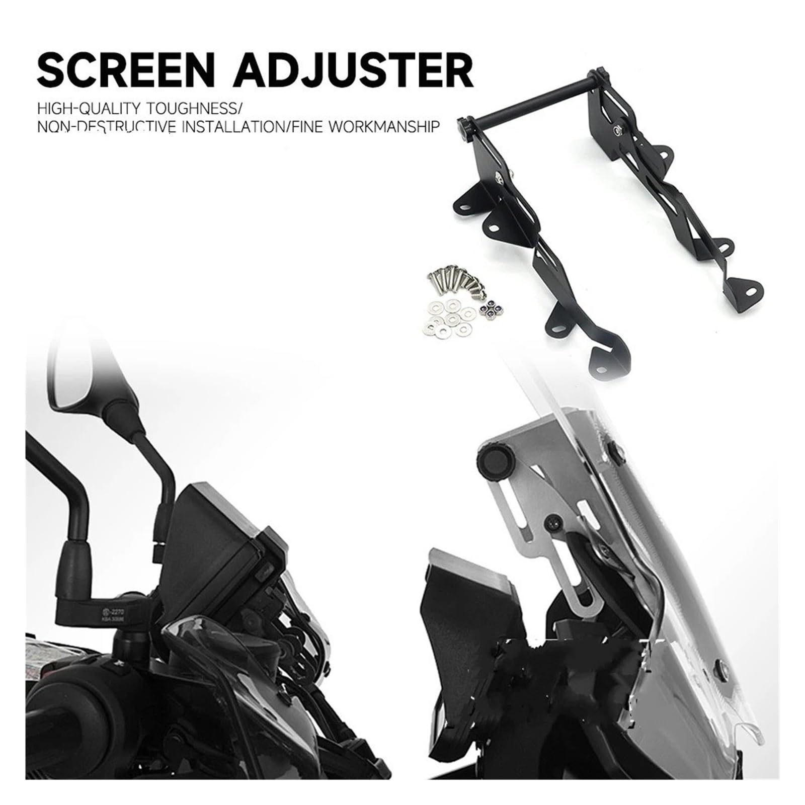 Staffa di navigazione Per BMW F750GS F750 GS F850GS F 850GS 2018-2022 Regolatore Schermo Moto Supporto Piastra Navigazione GPS Telefono Barra(A)