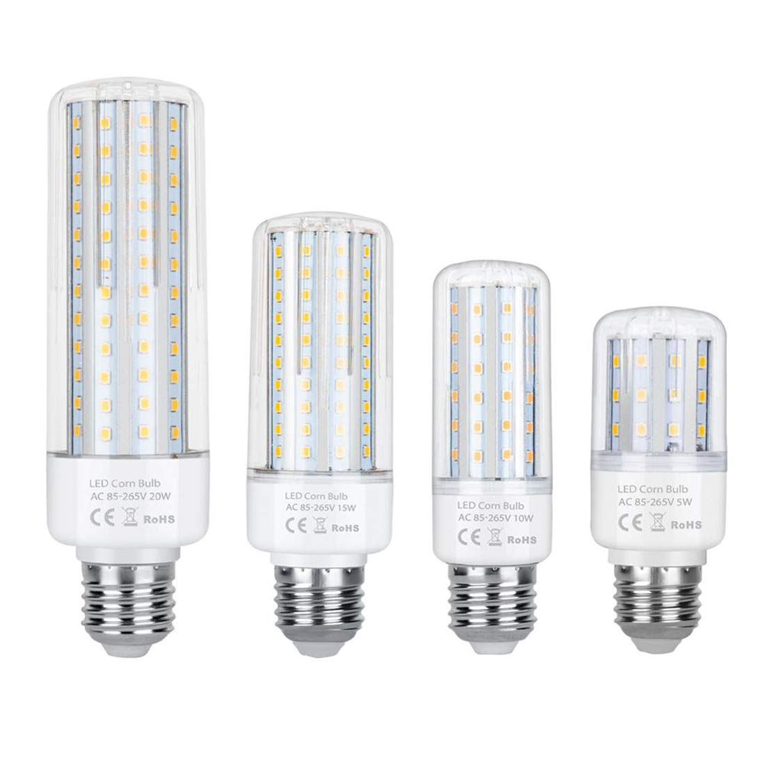 Ampoule De Maïs LED Ampoule À Vis Edison Ampoule LED 20W E27 Équivalente À Une Ampoule À Incandescence 100W Blanc Froid 6000K Non Dimmable Utilisé Dans Les Entrepôts Garages Jardins Etc,11w 81led