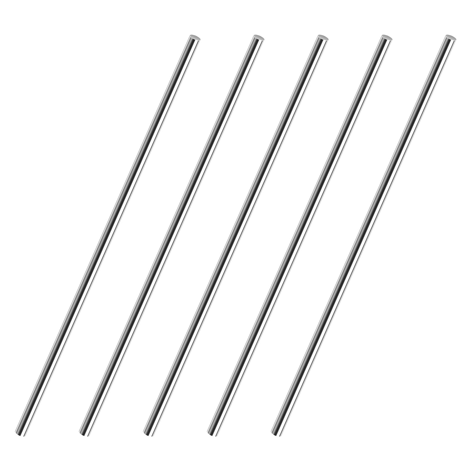 Aste Rotonde Acciaio Inox 304 Barra Solida 6mm x 300mm Tondino di Ferro per Fai da Te Artigianato Modellismo