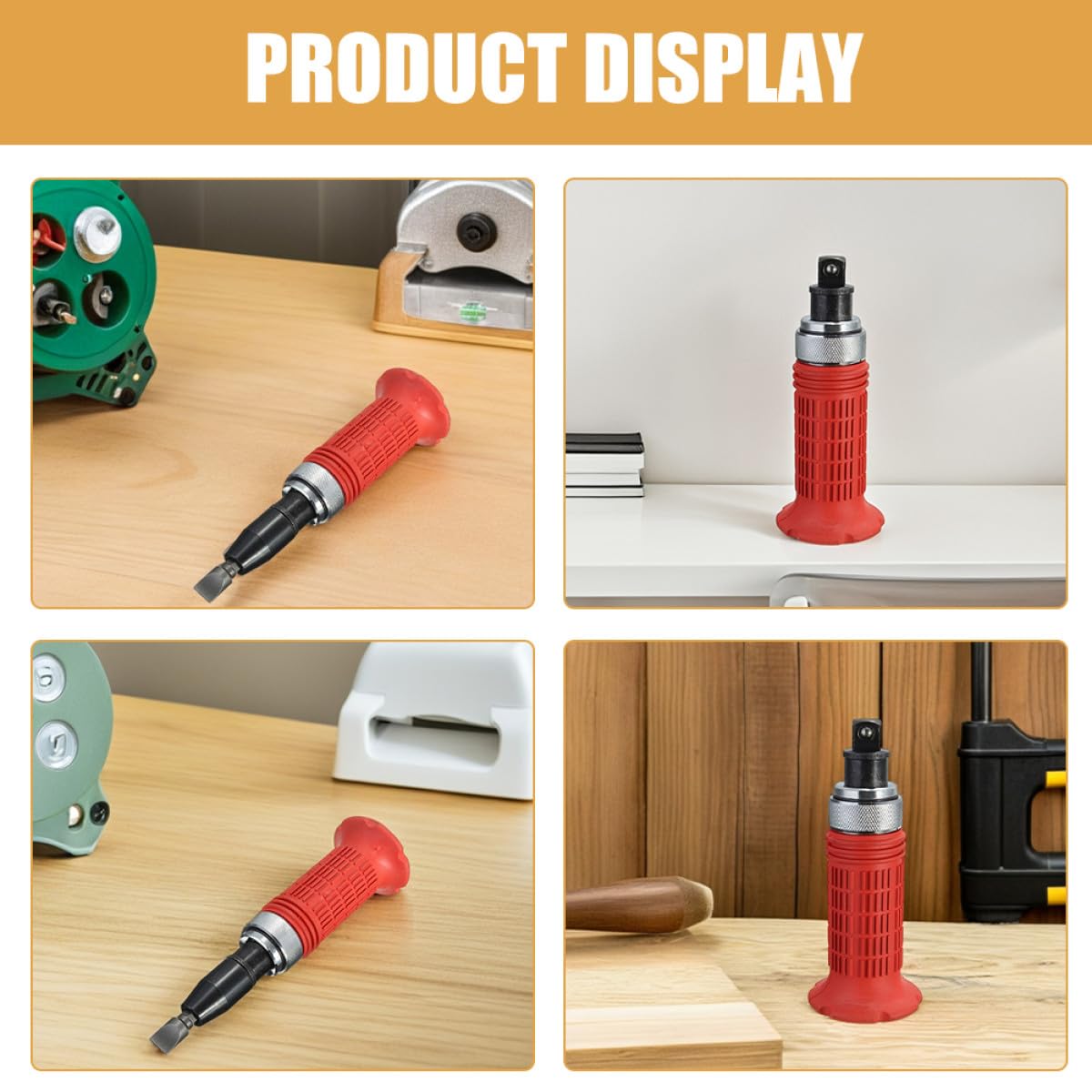 Cabilock Kit de Destornilladores de Manual Acero Inoxidable Ergonómico Resistente para Reparación y Profesional y Bricolaje