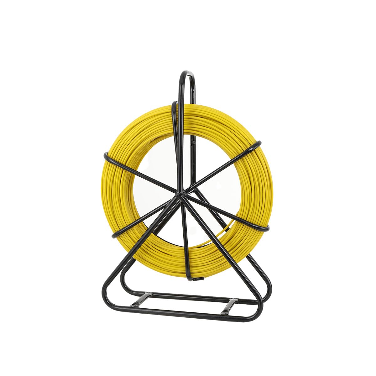Sonda Passacavi in Fibra di Vetro, Rodder per Cavi da 130m, 6mm, Con Testa in Rame, Estrattore a Nastro per Installazione Cavi, Adatto a Telecomunicazioni, Elettricità, TV e Impianti Pubblici