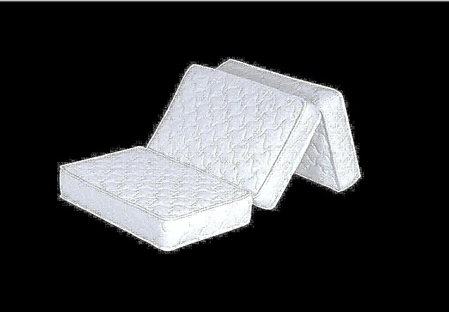R2R FURNITURE Folding Memory Foam Mattress Single Size (L x W x H) 190 x 90 x 10 cm