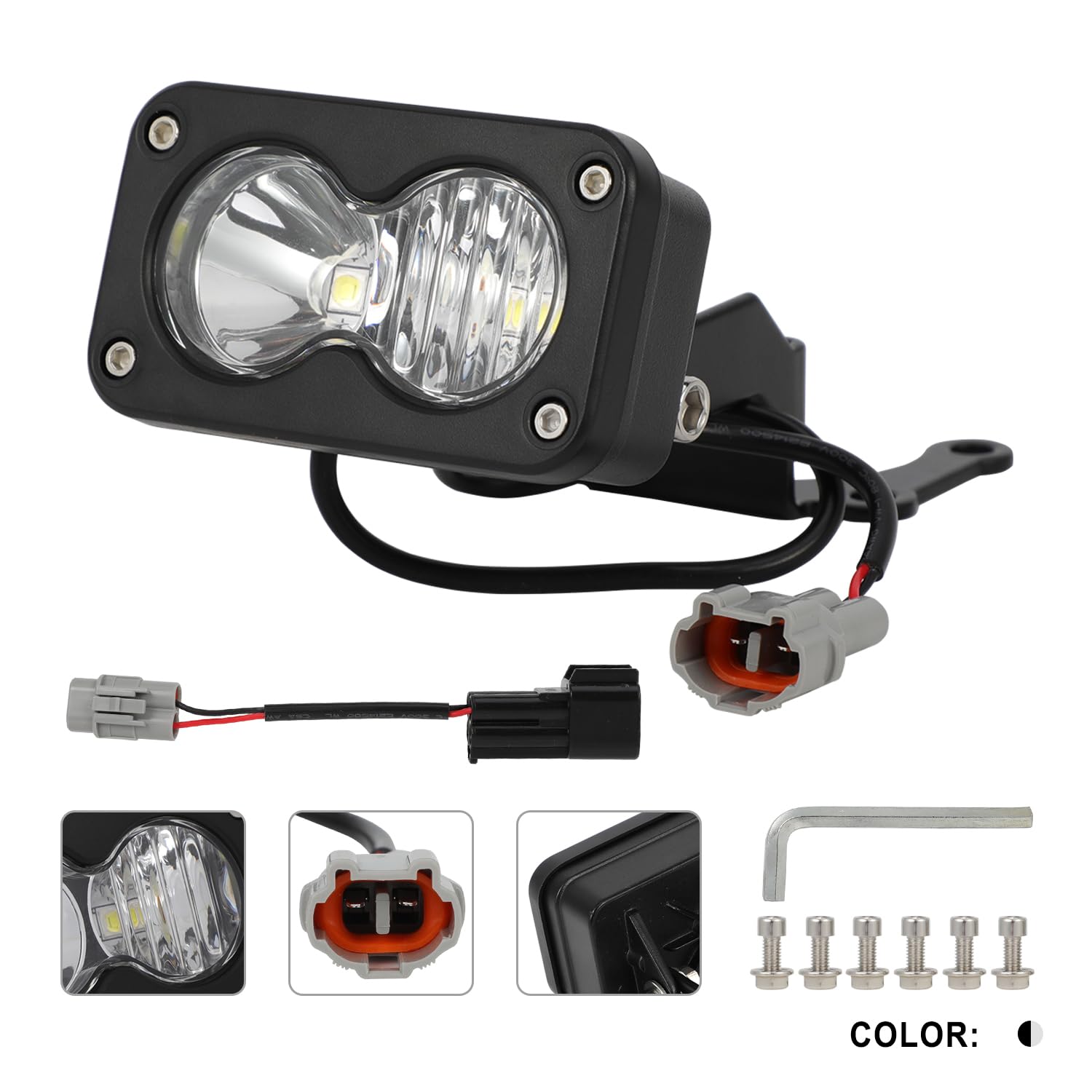 Phare de moto électrique pour vélo tout-terrain Surron Light Bee X/S Talaria Sting R MX4 MX3 E-Bike - Blanc