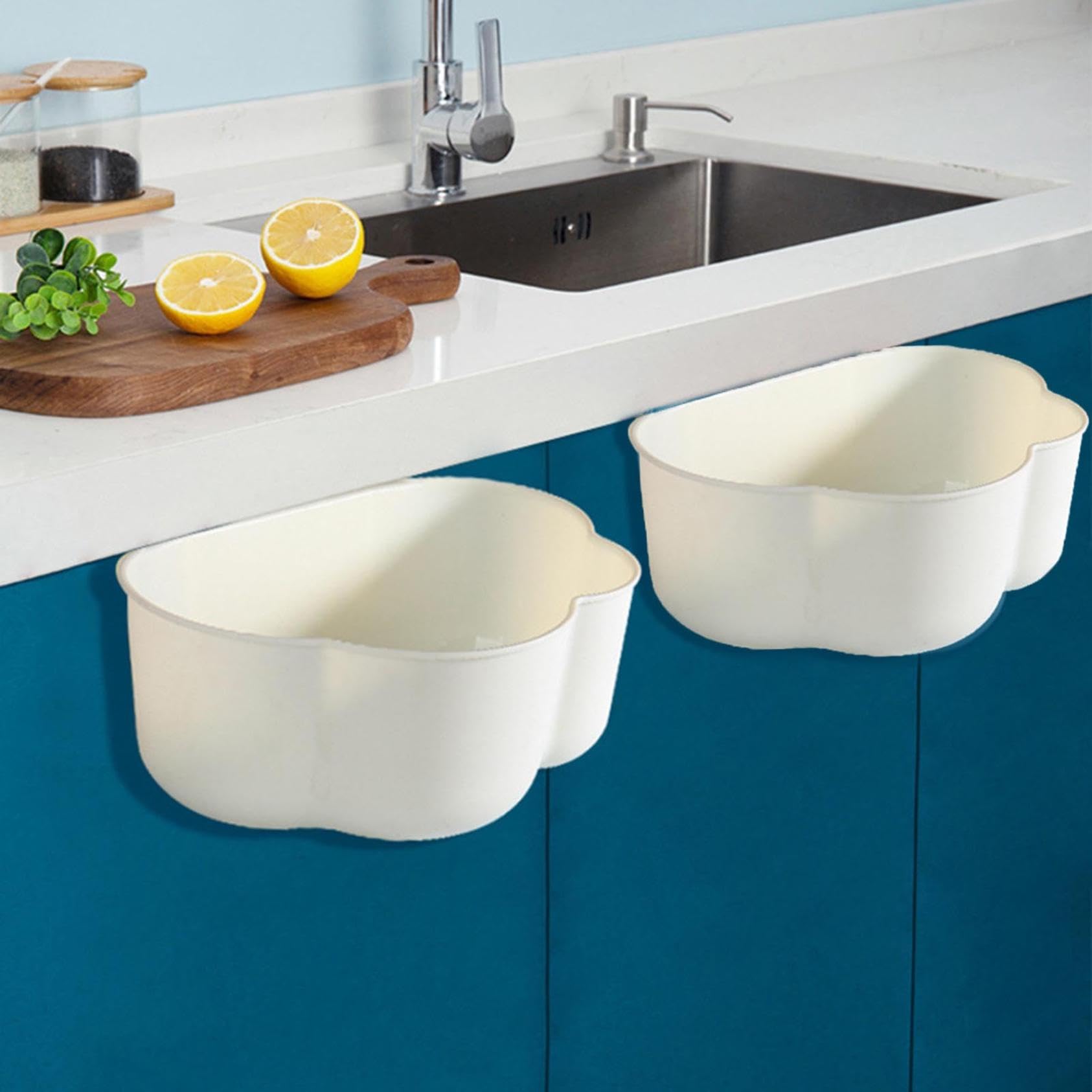 Organisateur de commode à langer, organiseur de table à langer, à suspendre, pour table à langer, pour le rangement des déchets de cuisine (blanc)