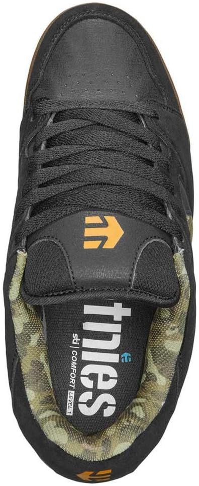 Etnies Men's Faze Low Top Puff Skate Shoe, Military, 11.5