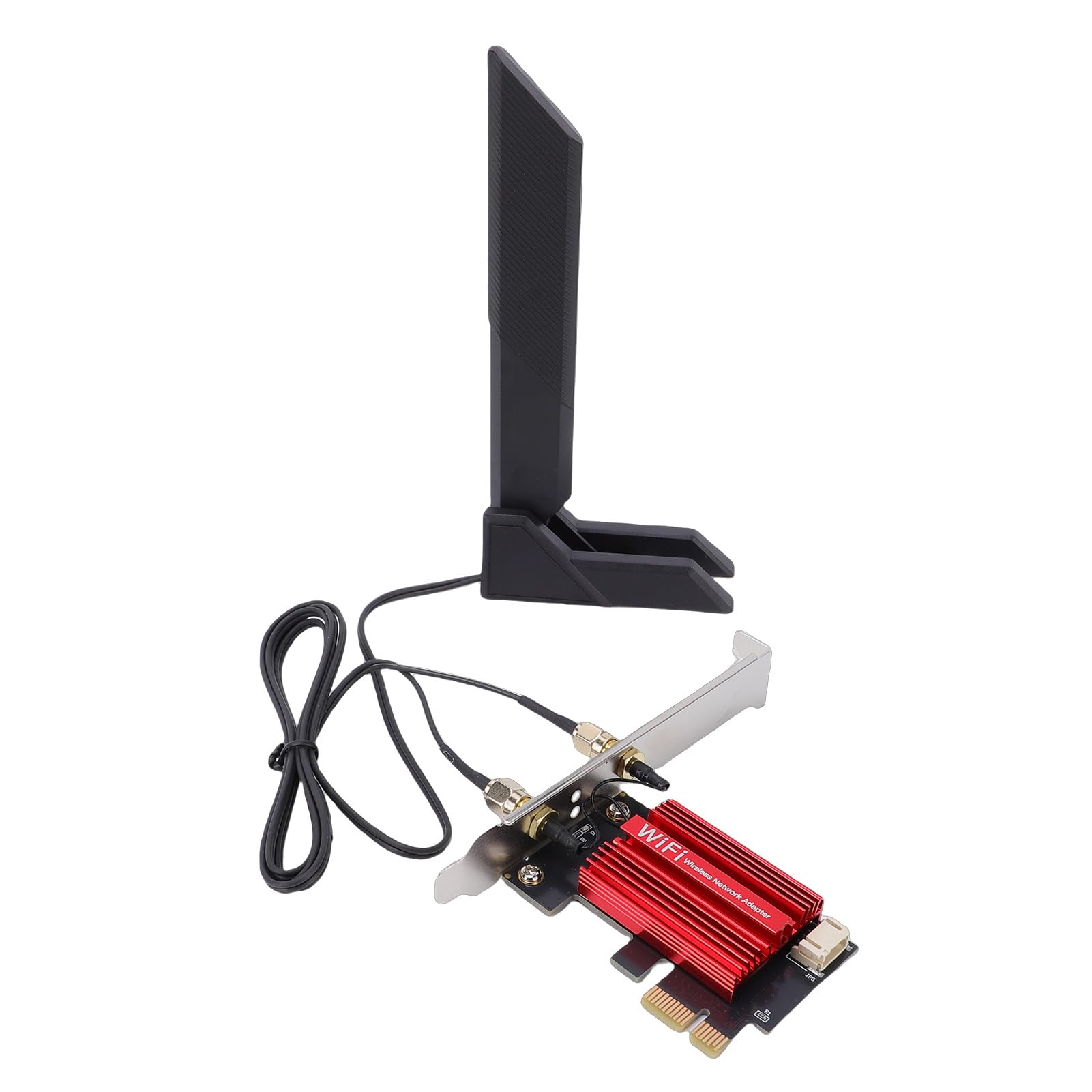 Cocoarm Adattatore di Rete Wireless WiFi 7 Scheda PCIe con PCB in Lega di Alluminio RTL8922 Pro Bluetooth 5.4 Tri Band 6GHz 2880Mbps per PC Desktop Gaming Streaming 10 11