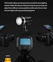 Vista 6 de Godox XProII-S - Transmisor de disparador de flash inalámbrico para cámaras Sony, 2.4G TTL-Convertidor manual HSS 1/8000S función Bluetooth, bloqueo