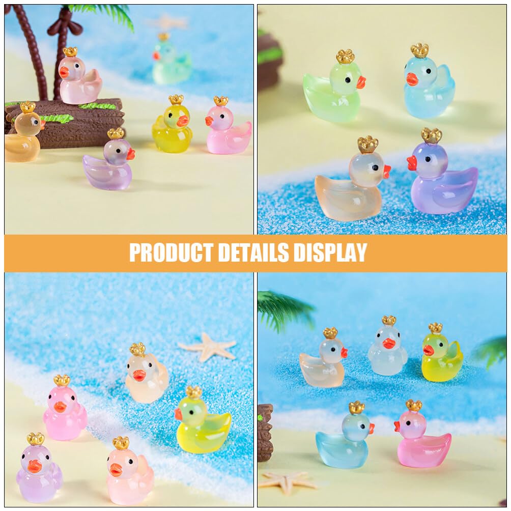 Amazon.co.jp: VICASKY 16個夜光ミニアヒルフィギュア 微景観装飾用
