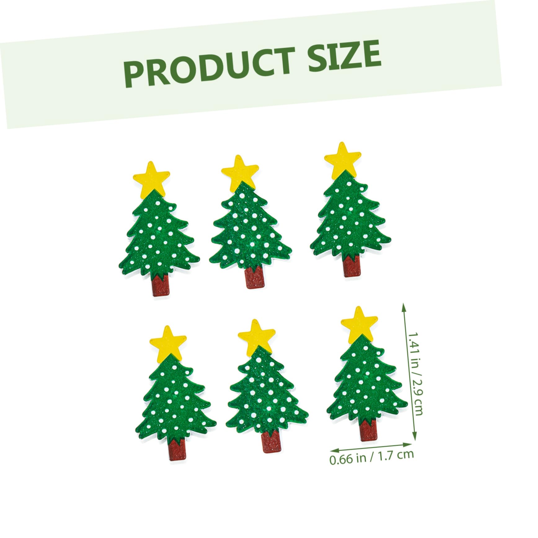 PRETYZOOM 250piezas Perlas De Madera Navideñas Para Adornos De Árbol De Navidad Decoración y Para Manualidades y