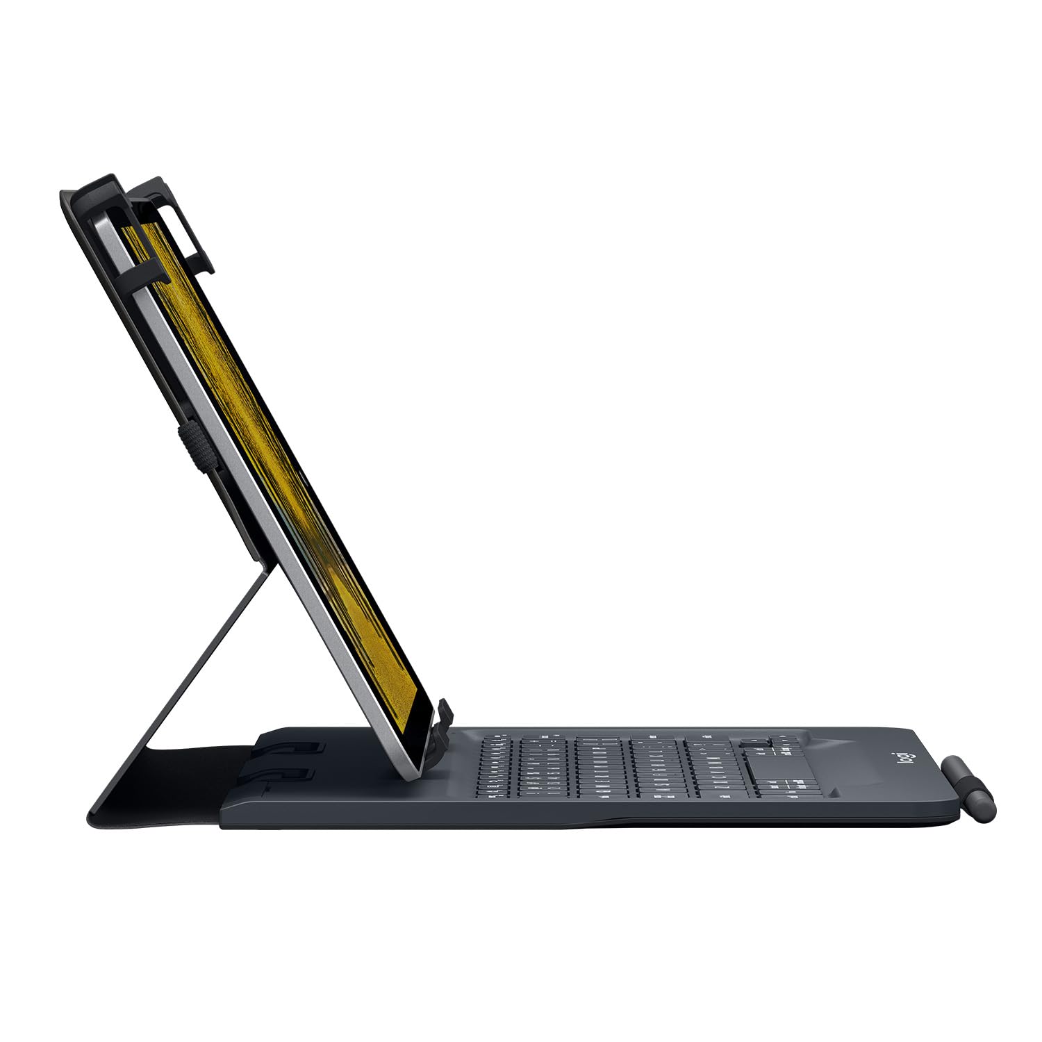 Logitech Universal Folio Funda para iPad o Tablet | Teclado Inalámbrico Bluetooth, para iPad 9-10 Pulgadas/Android/Windows, Batería 2 Años, QWERTY Español