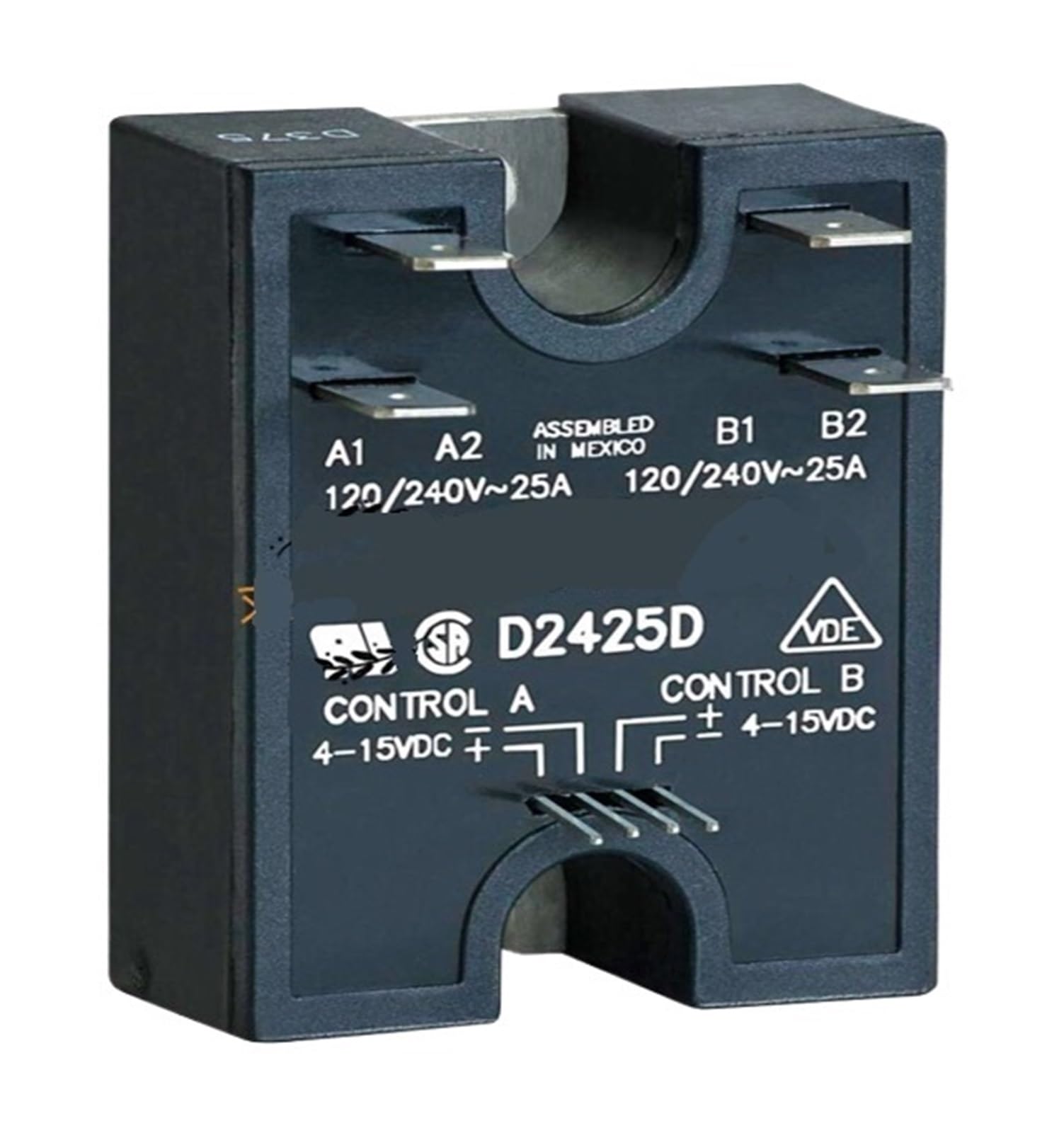 CJKXPZMH D2425D Two-phase solid-state relay 25A control