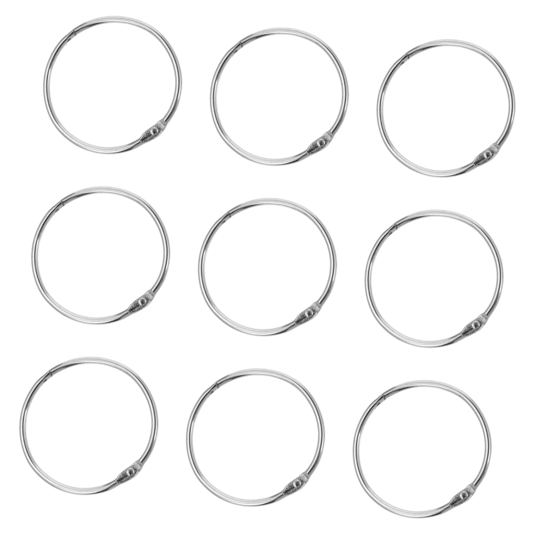 Cabilock 12Pcs Shower Curtain Rings Inner Hooks Hooks for Modern Bathroom Smooth Sliding Low Noise Chromium Plated Finish