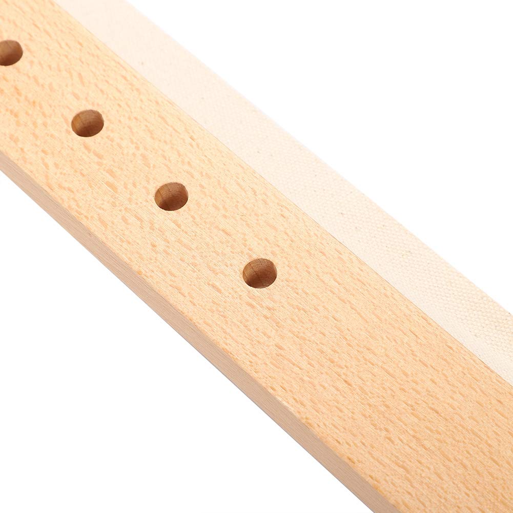 Bamjour Aro de Marco de Bordado de Madera de 60x100 Cm - Herramienta Cuadrada para Manualidades de Punto de Cruz - Fácil Ajuste y Diseño Duradero para Proyectos de Costura en el Hogar