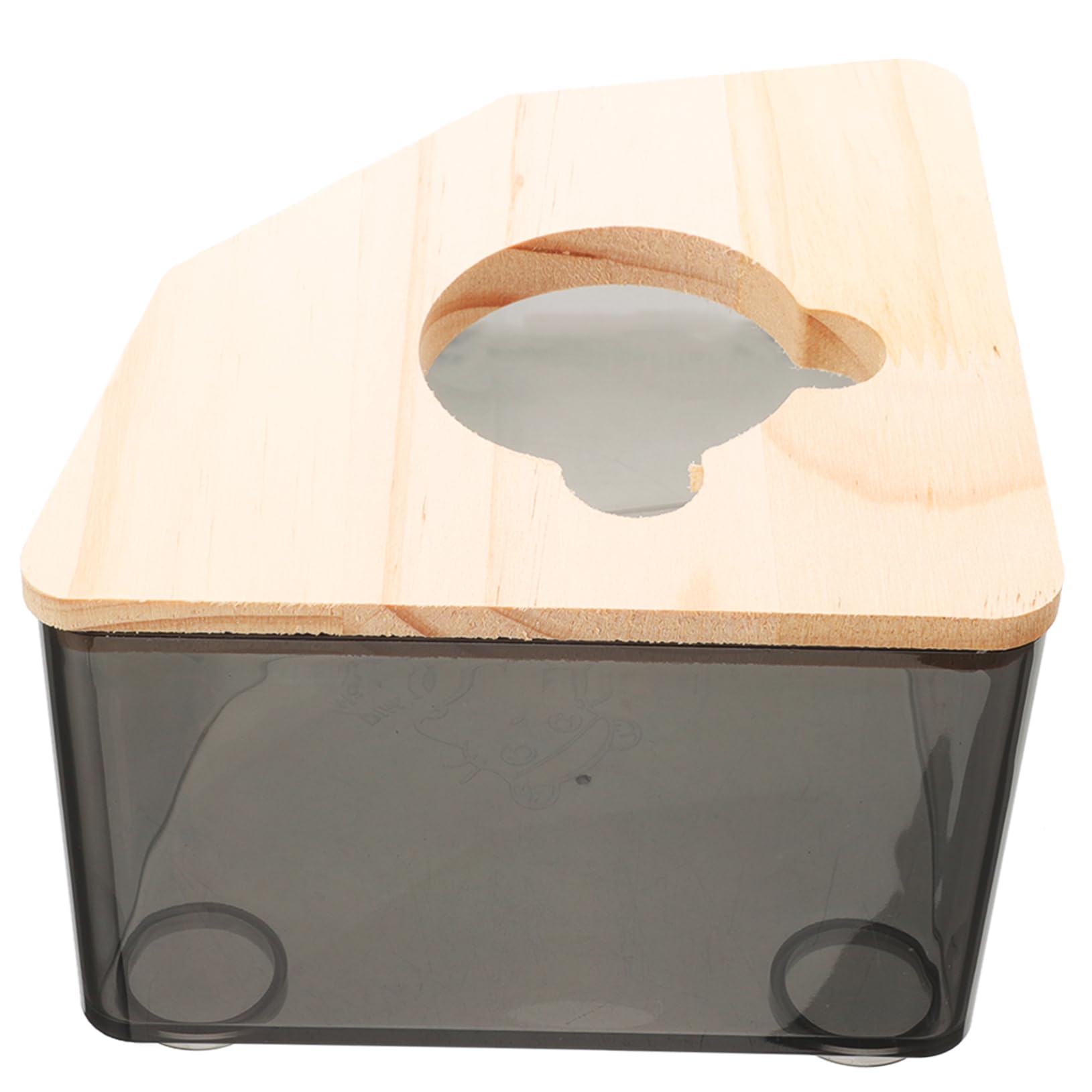 INOOMP 5piezas Caja De Baño De Arena para Hámster y Chinchilla Inodoro Transparente Antisalpicaduras Accesorio Práctico para Mascotas Pequeñas para Baños y Excavaciones