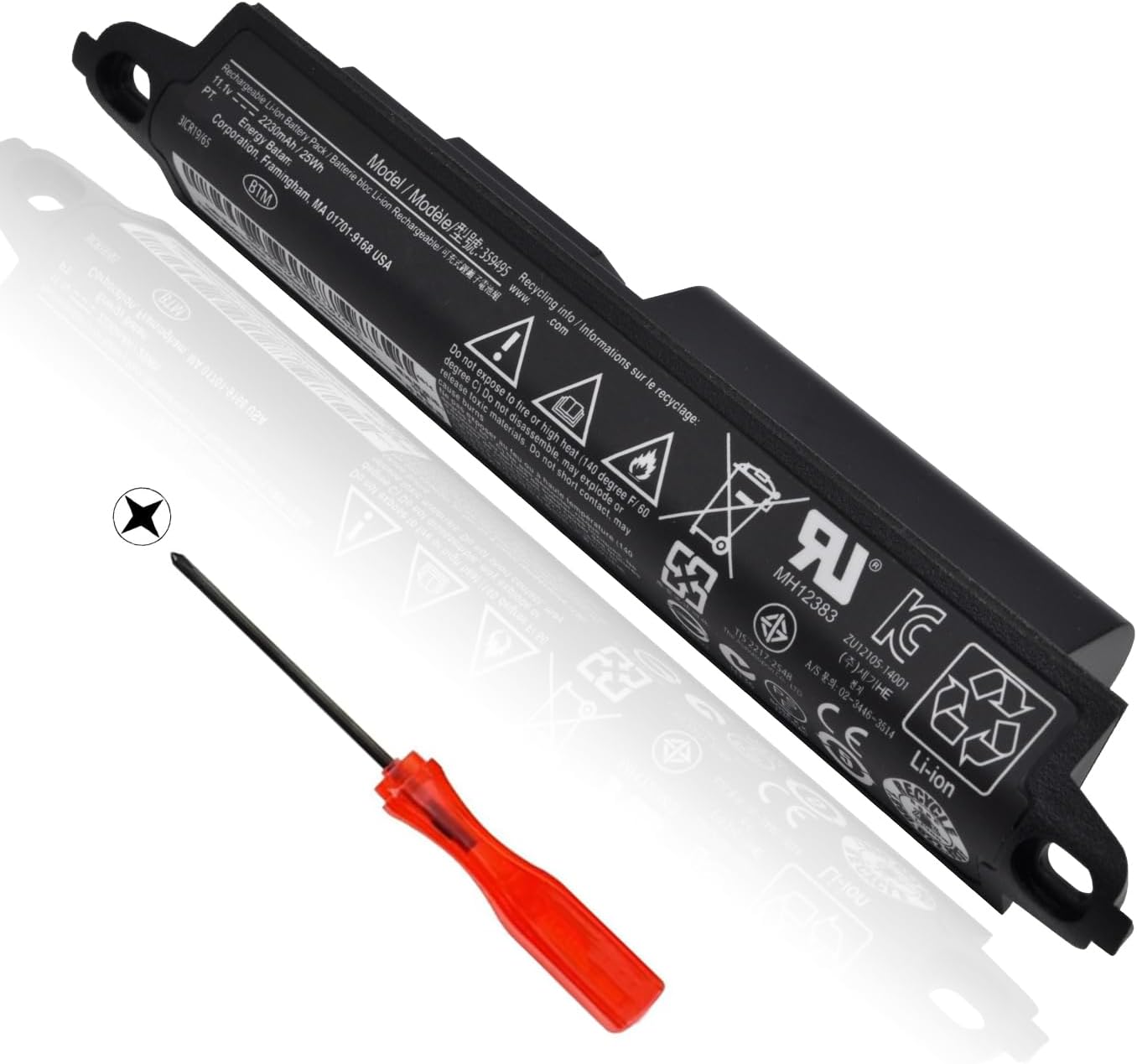 359495 359498 Battery Replacement for Bose SoundLink III 330107 330107A 0330107 330105 330105A 0330105 Soundlink 2 3 Soundlink Bluetooth Mobile Speaker II III 414255 404900 404800 404600 2230mAh/25Wh