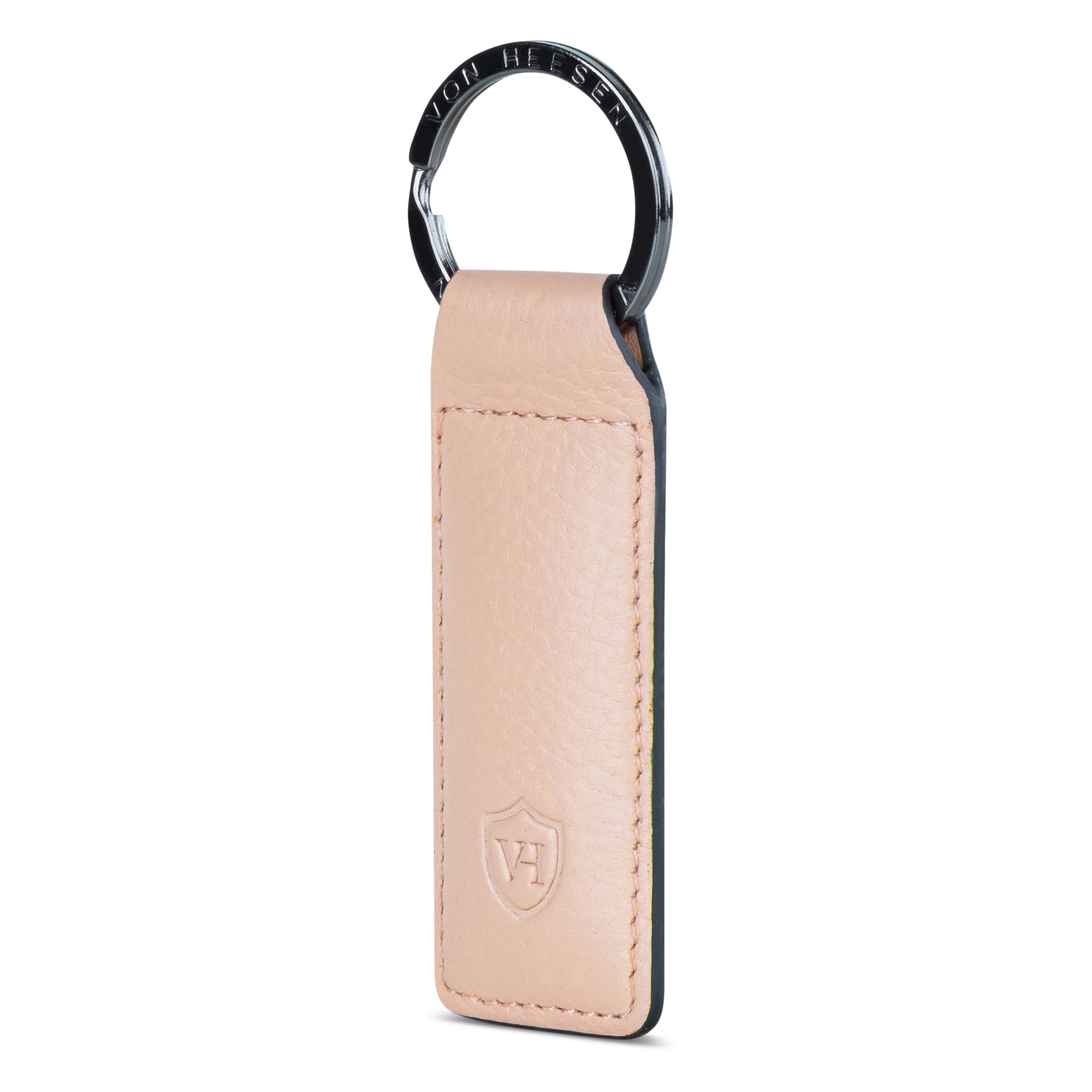 VON HEESEN® Schlüsselanhänger Leder mit Geschenkbox I Schlüssel Organizer Schlüsselband Schlüsselbund Schlüsselhalter I Geschenk für Damen & Herren (Rose)